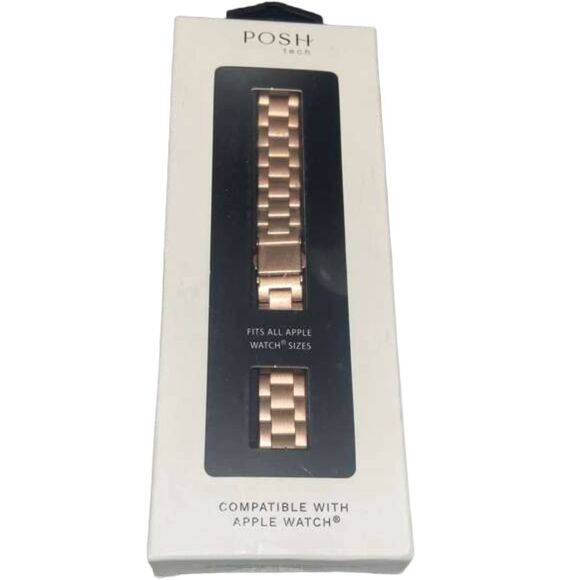 Posh Tech Sloan Skinny Rose Gold Stainless Steel Band for Apple Watch 38/40/41mm - Picture 5 of 8